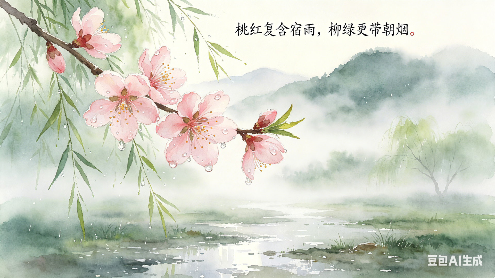 AI画古诗 - 刘语乔