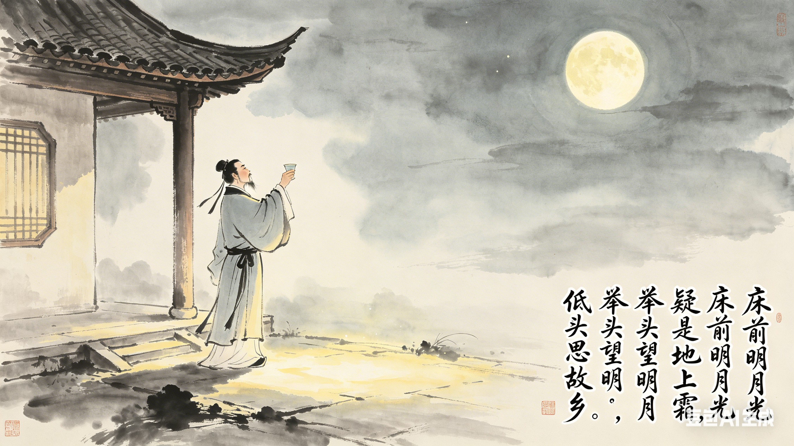 AI画古诗 - 李舒冉