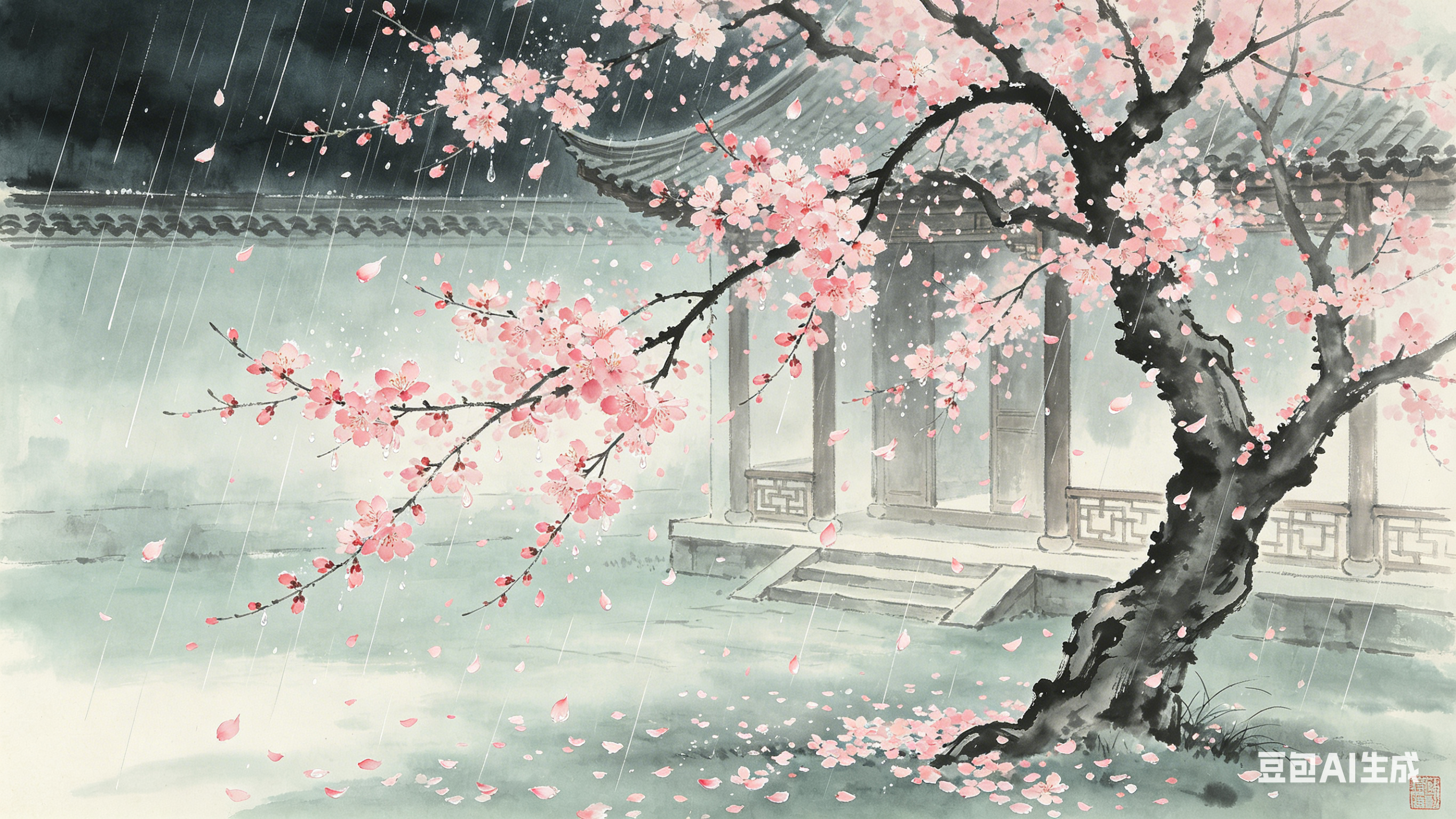 AI画古诗 - 刘子嫣