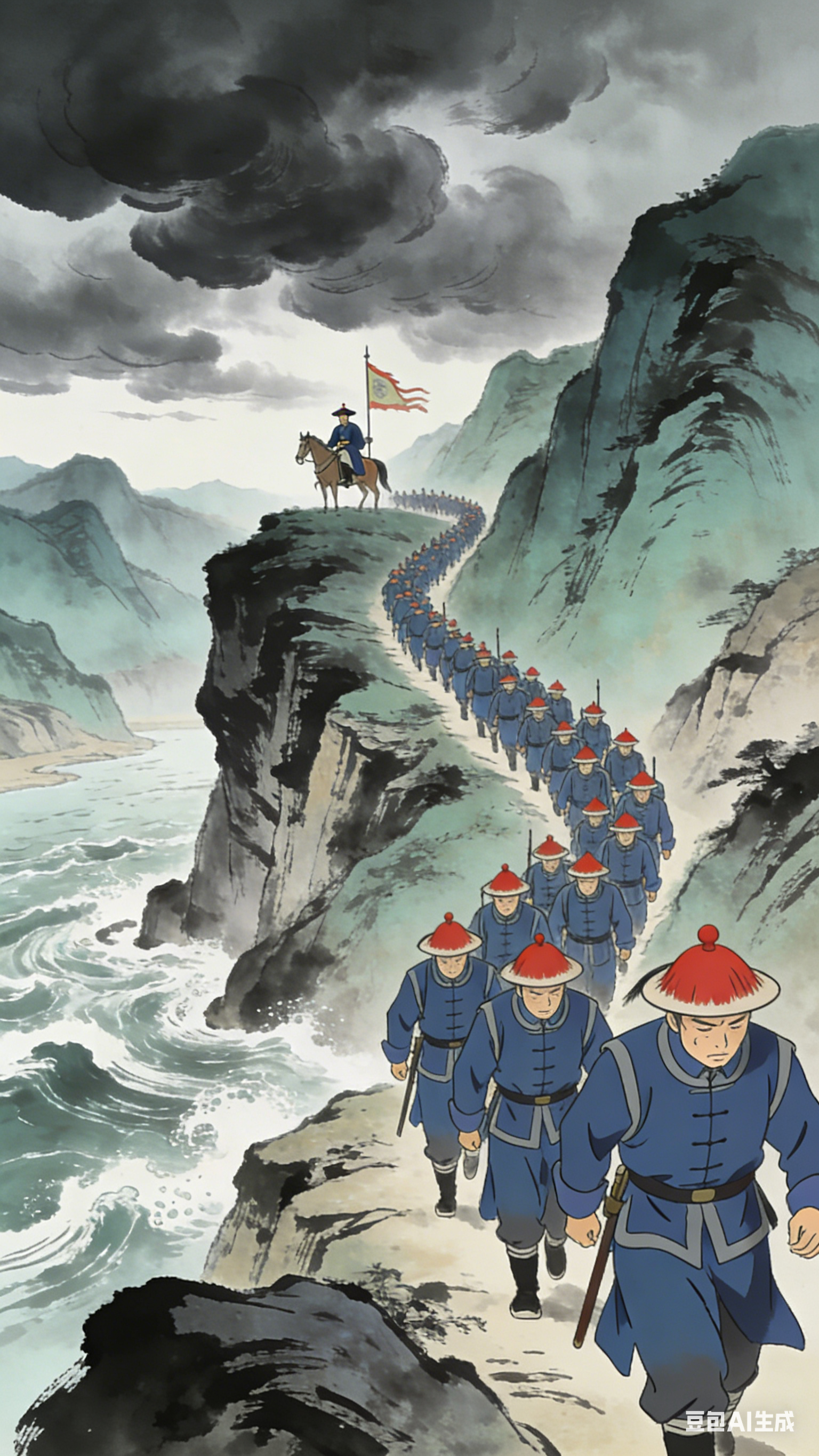 AI画古诗 - 岳霖
