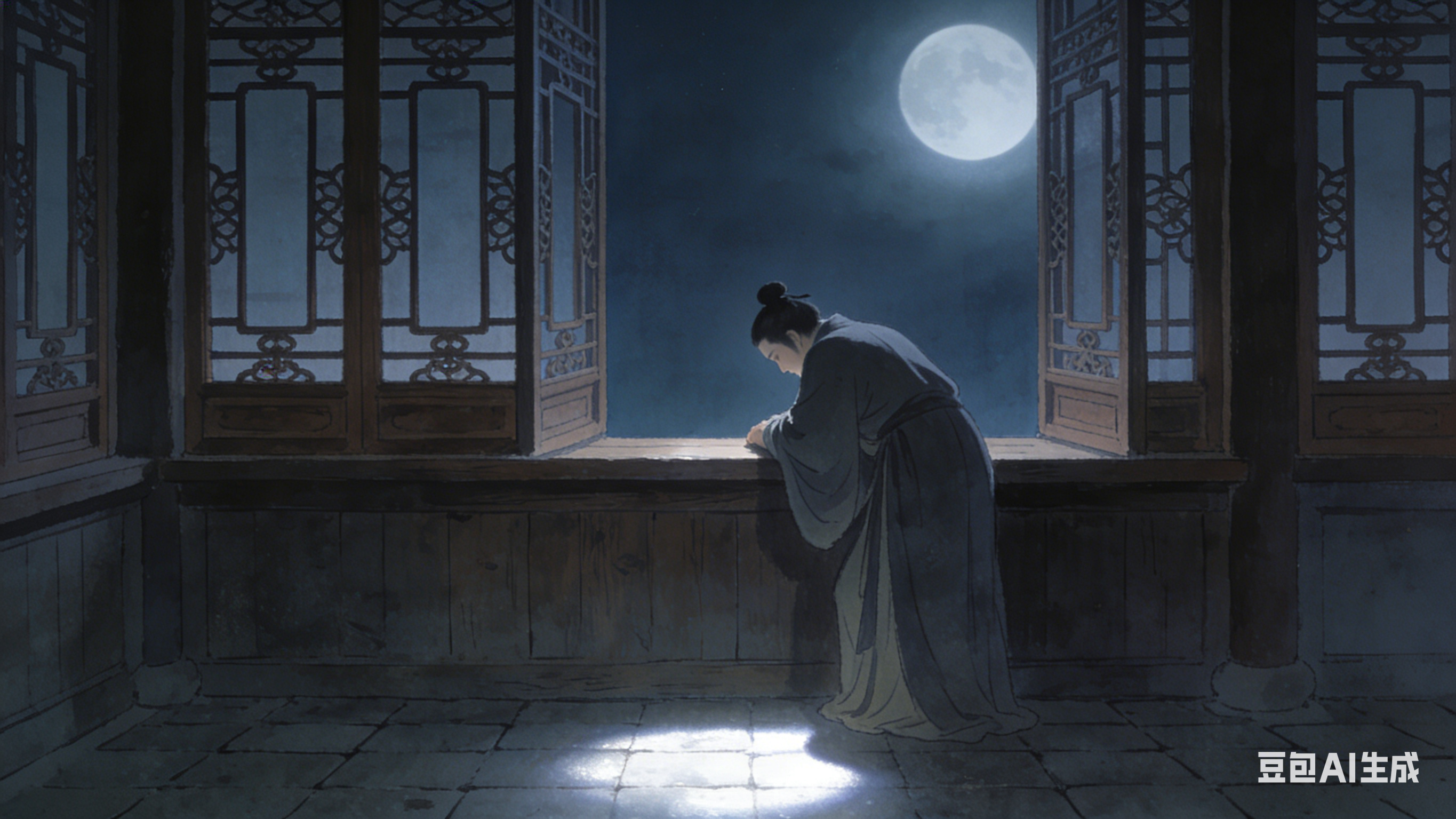 AI画古诗 - 雯雯