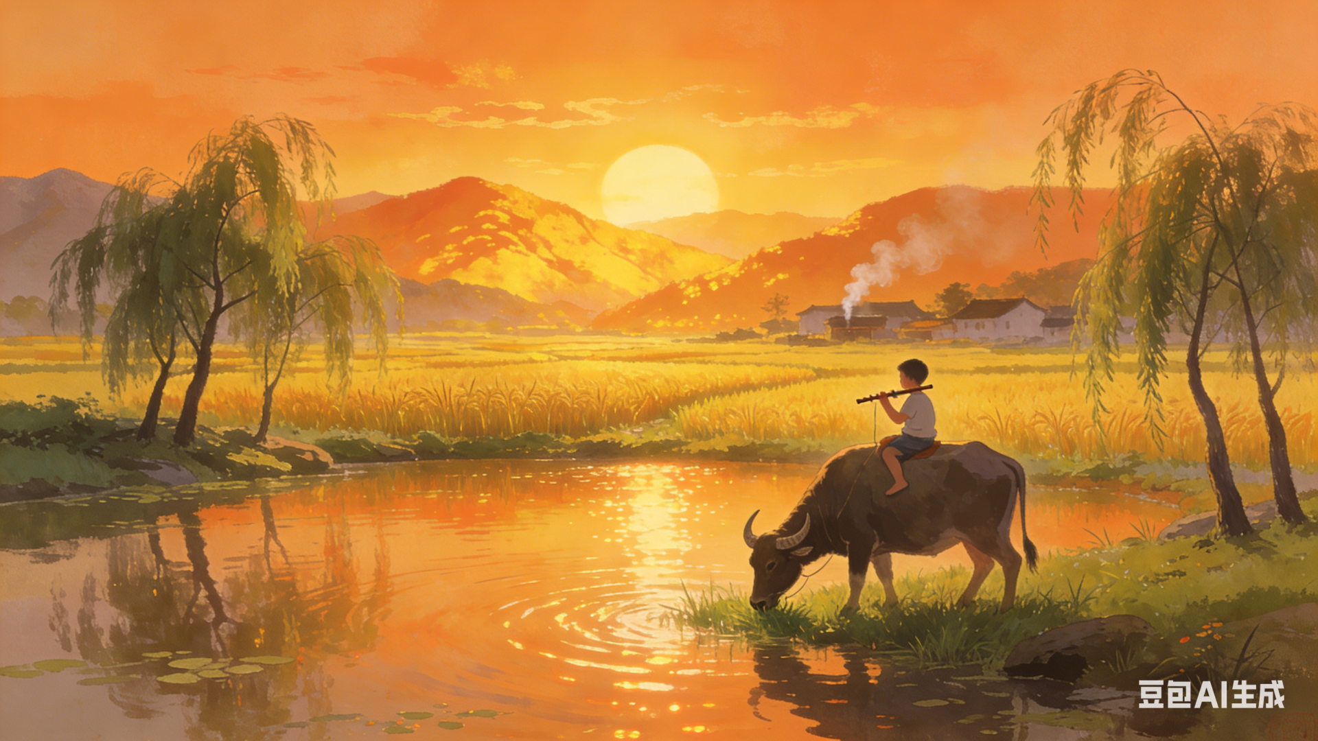 AI画古诗 - 安歌