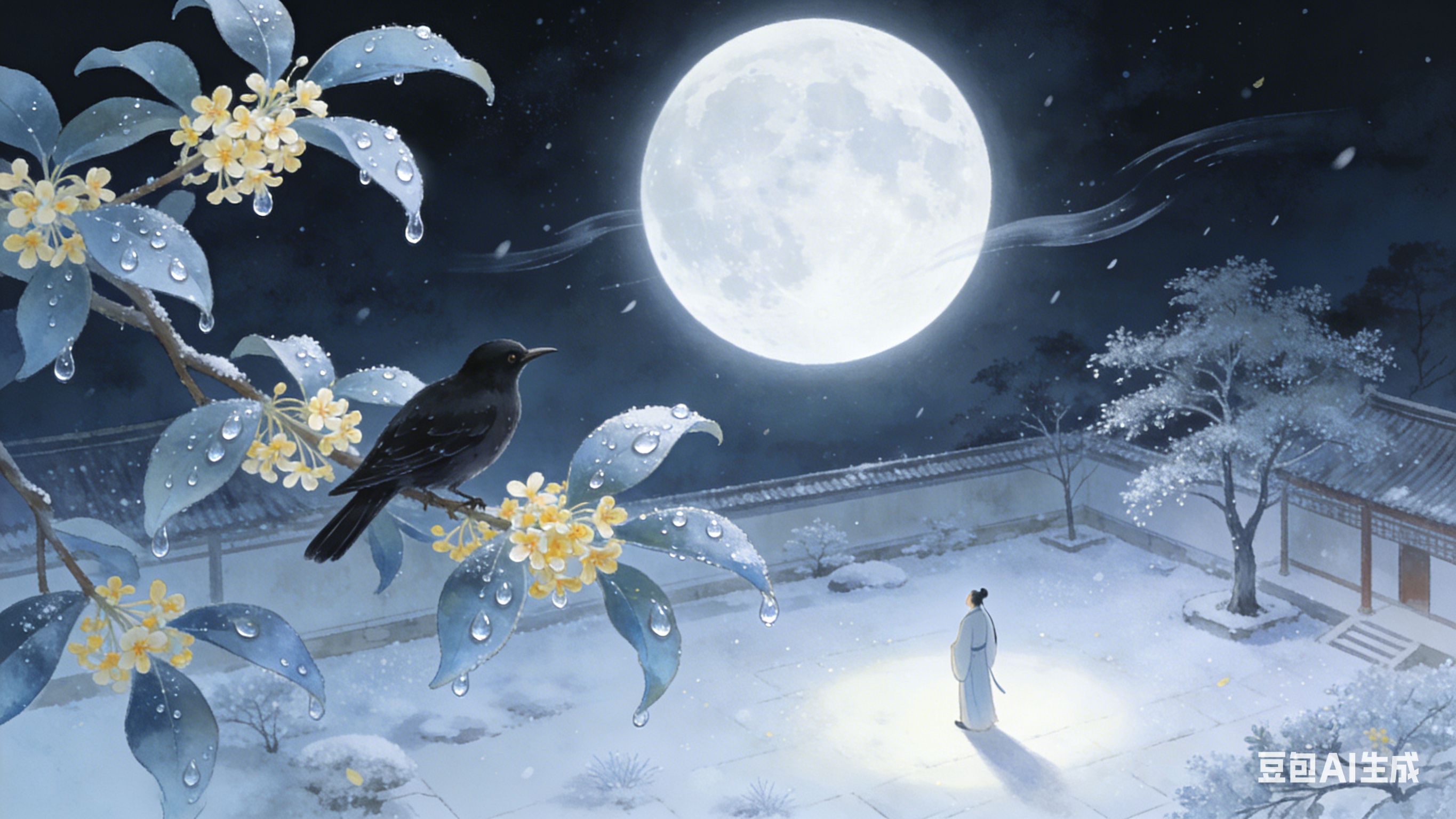 AI画古诗 - 石朵