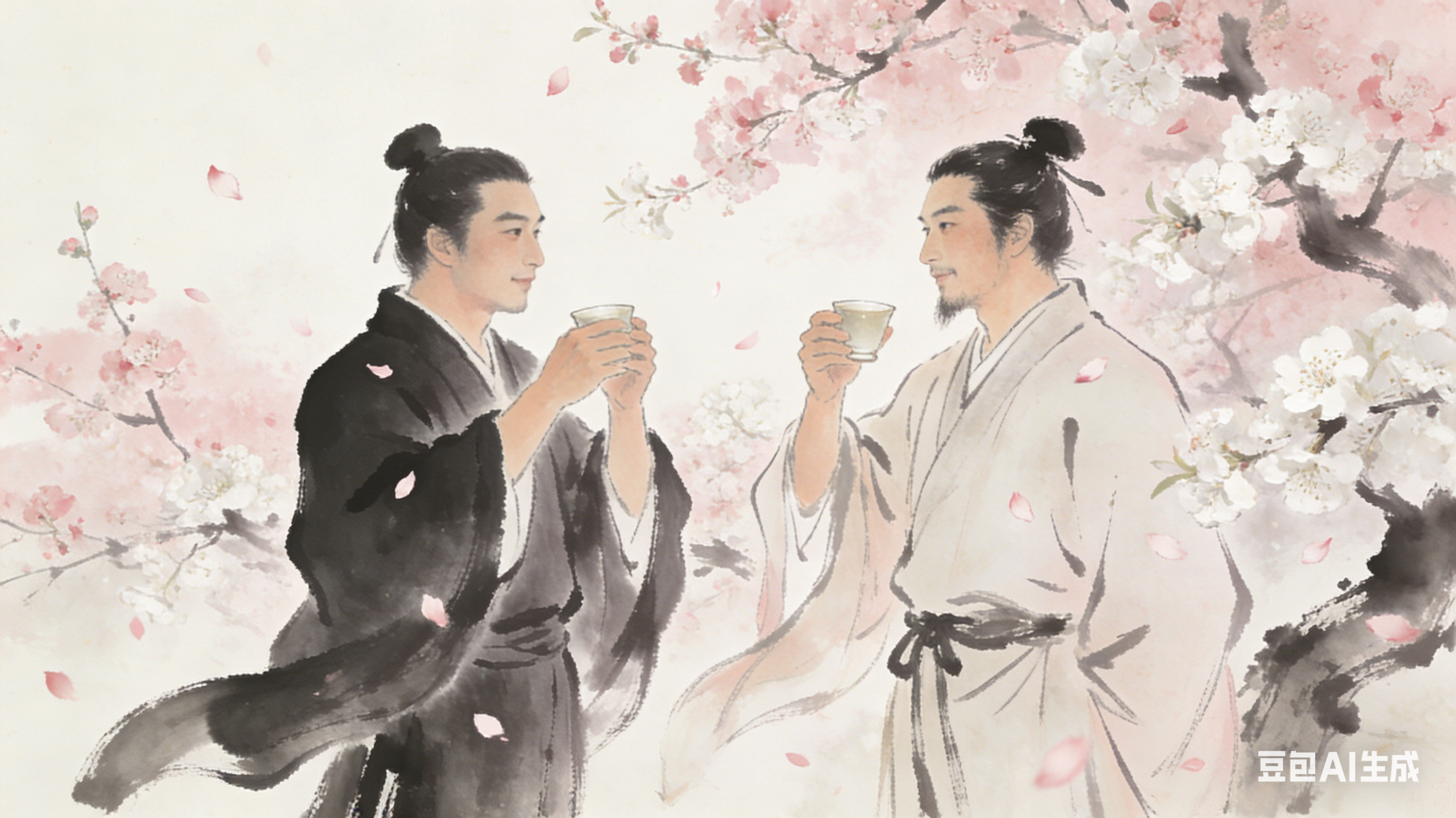 AI画古诗 - 笑语