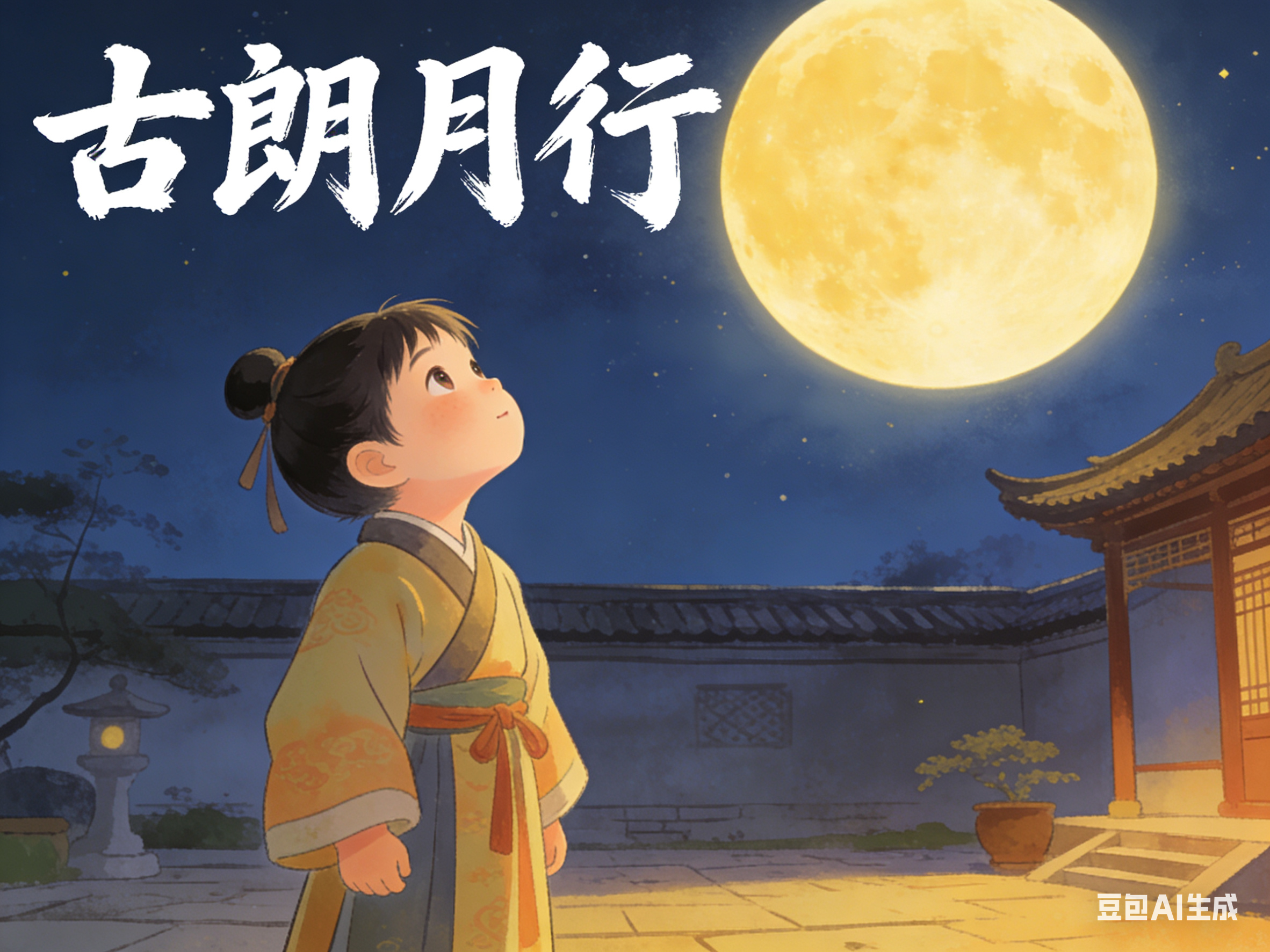 AI画古诗 - 包子